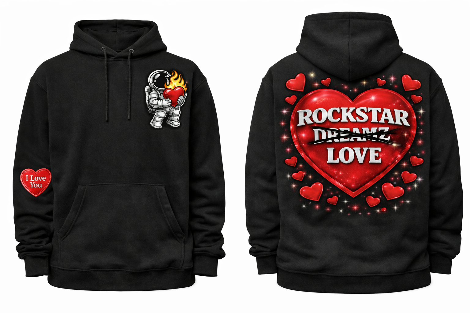 “Rockstar Love” Patch Hoodie