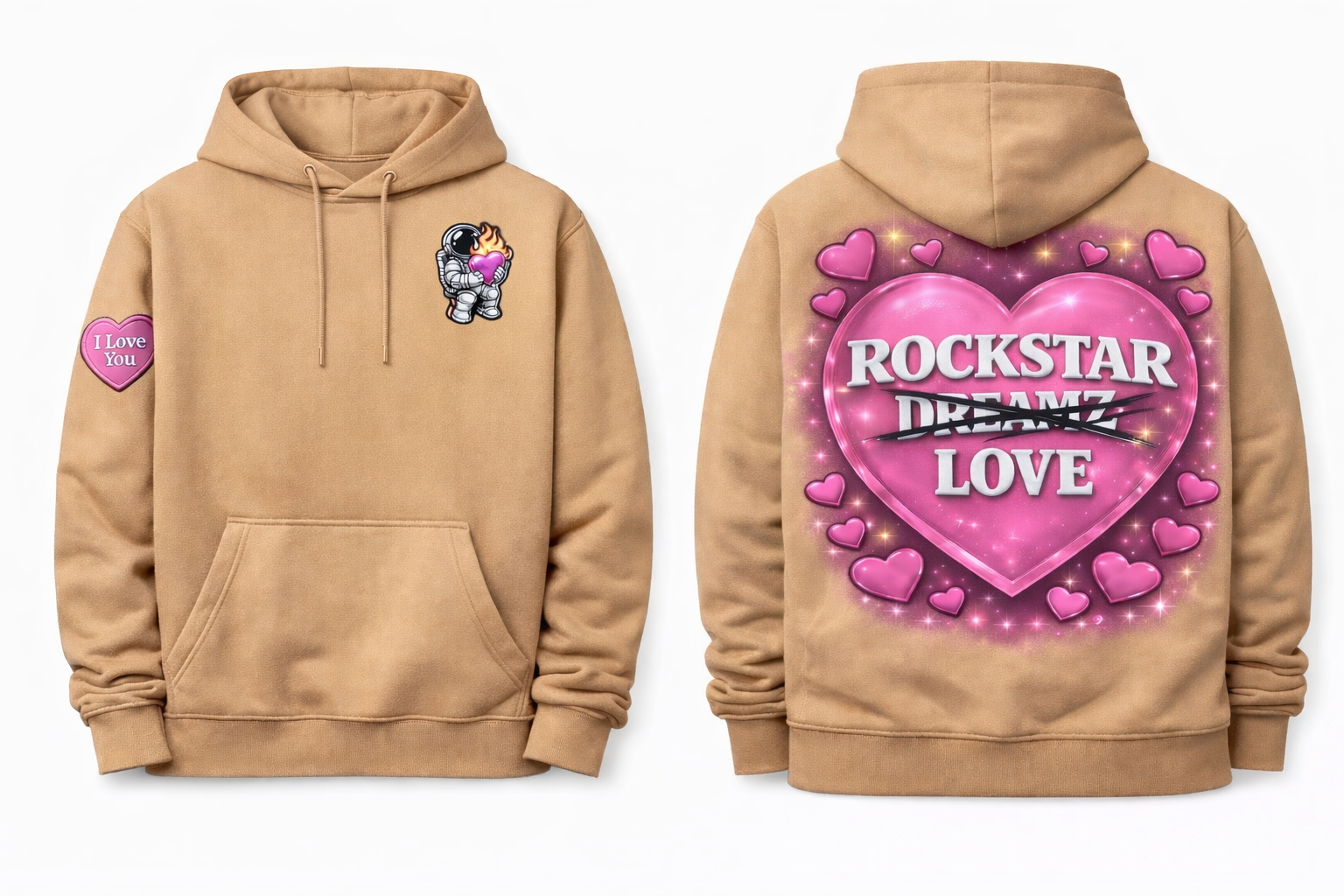 “Rockstar Love” Patch Hoodie