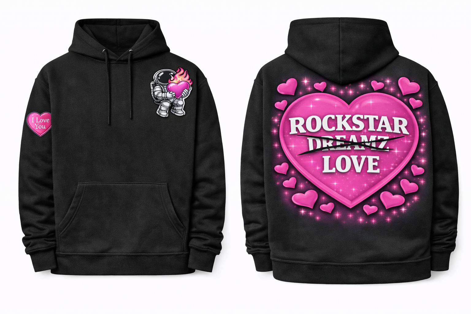 “Rockstar Love” Patch Hoodie